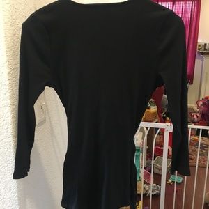 Express Tops - NWT EXPRESS BLACK WRAP BLOUSE Express Tops - NWT EXPRESS BLACK WRAP BLOUSE